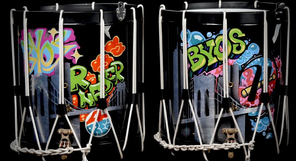 Custom rope tension snare drums for Ralph Nader, Harvey Thompson. BYOS.