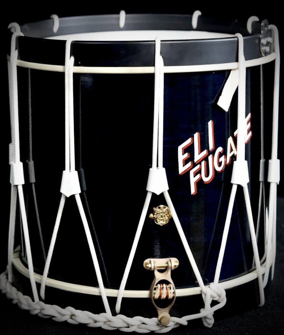 Eli Fugate's rope tension snare drum by Loyal Drums 