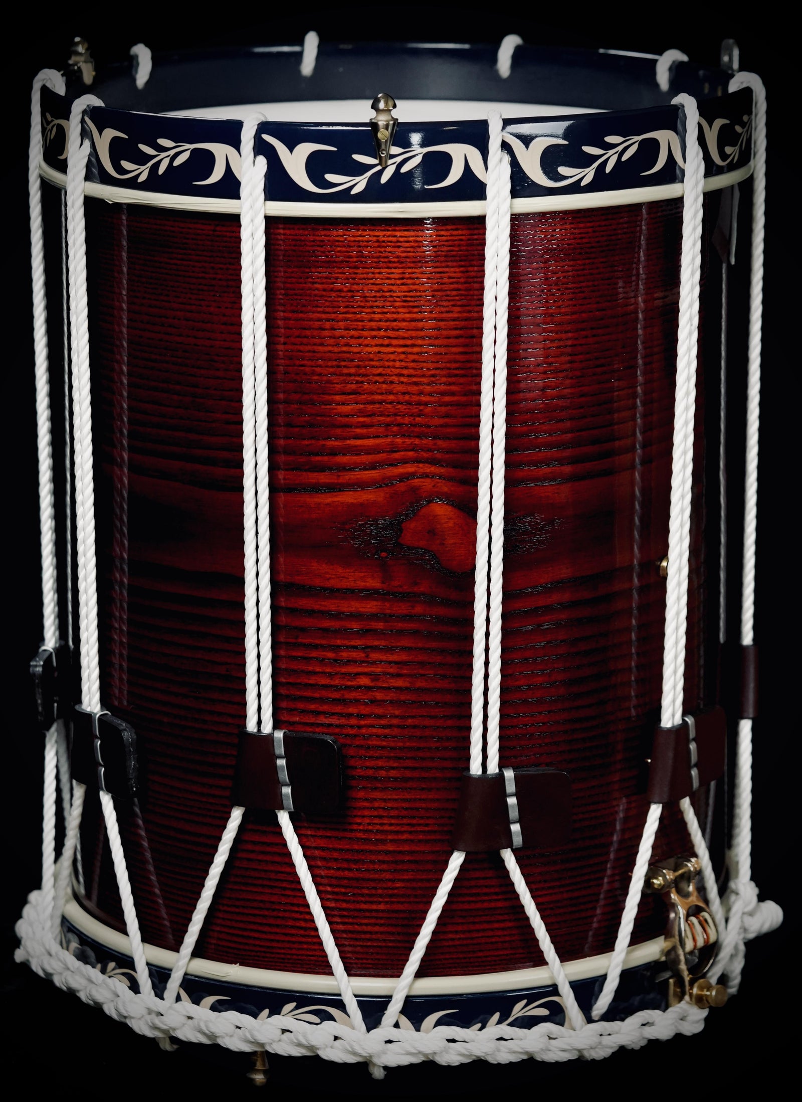 Loyal Drums custom snare drum single ply steam bent rope tension